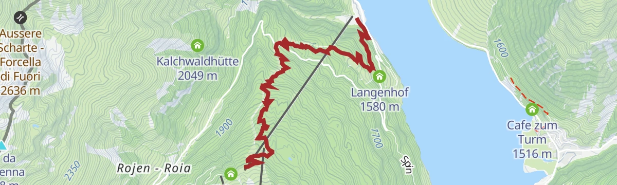Route map: Piz Trail